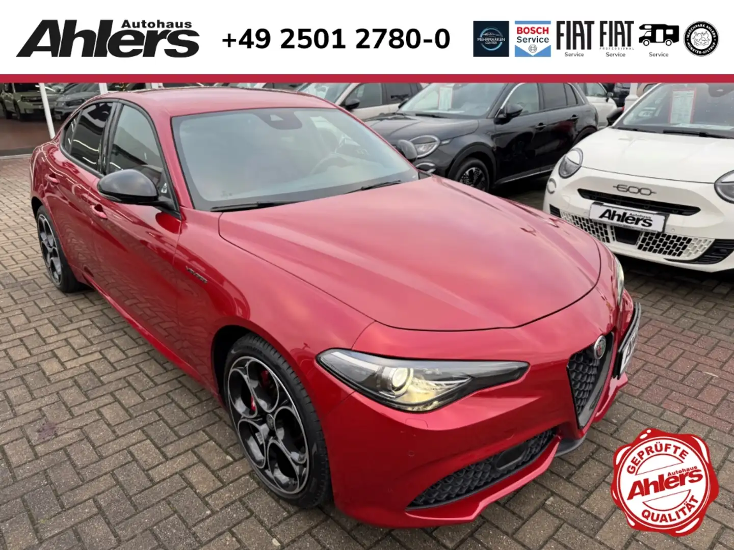 Alfa Romeo Giulia Veloce Q4+LEDER+XENON+8FACH+HARMAN+BREMBO+ACC+ Rojo - 1