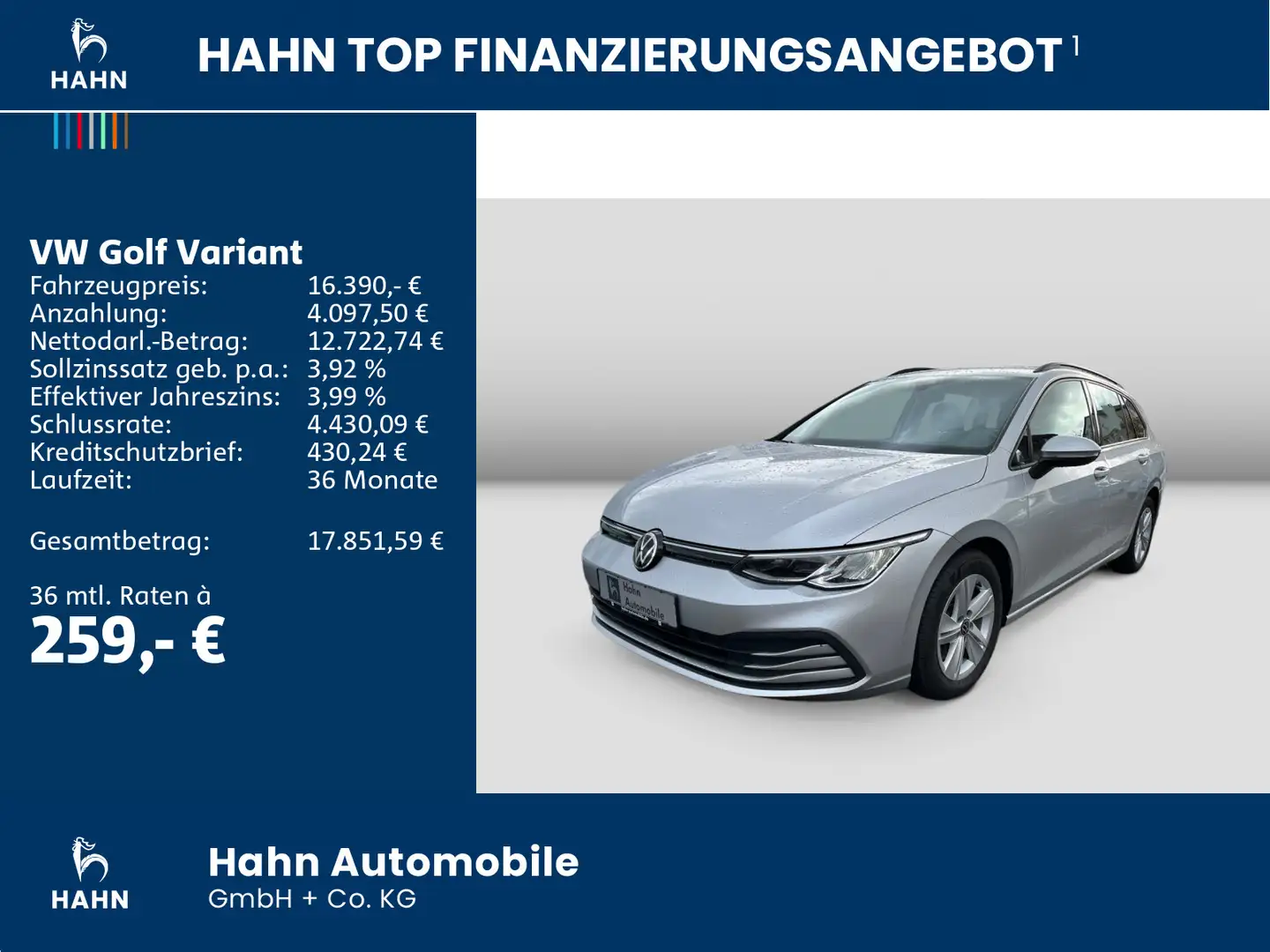 Volkswagen Golf Variant Golf VIII Variant 2.0TDI Life LED Navi ACC Sitzh Zilver - 2