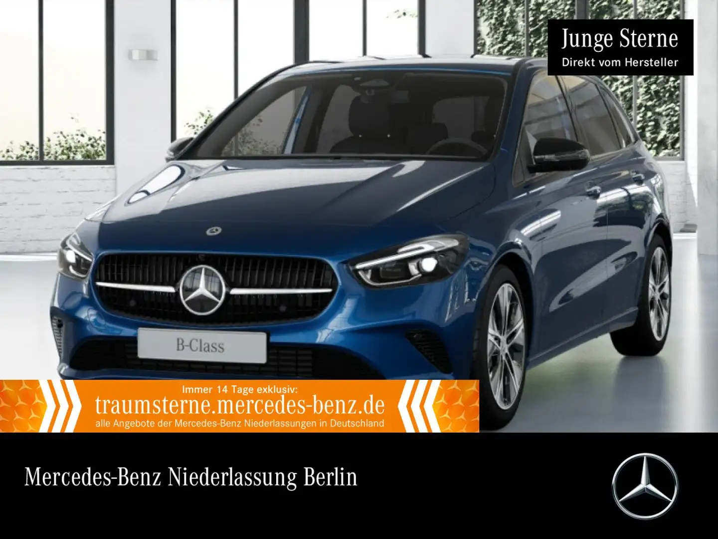 Mercedes-Benz B 250 e PROGRESSIVE+NIGHT+360°+AHK+MULTIBEAM+TOTW Blau - 1