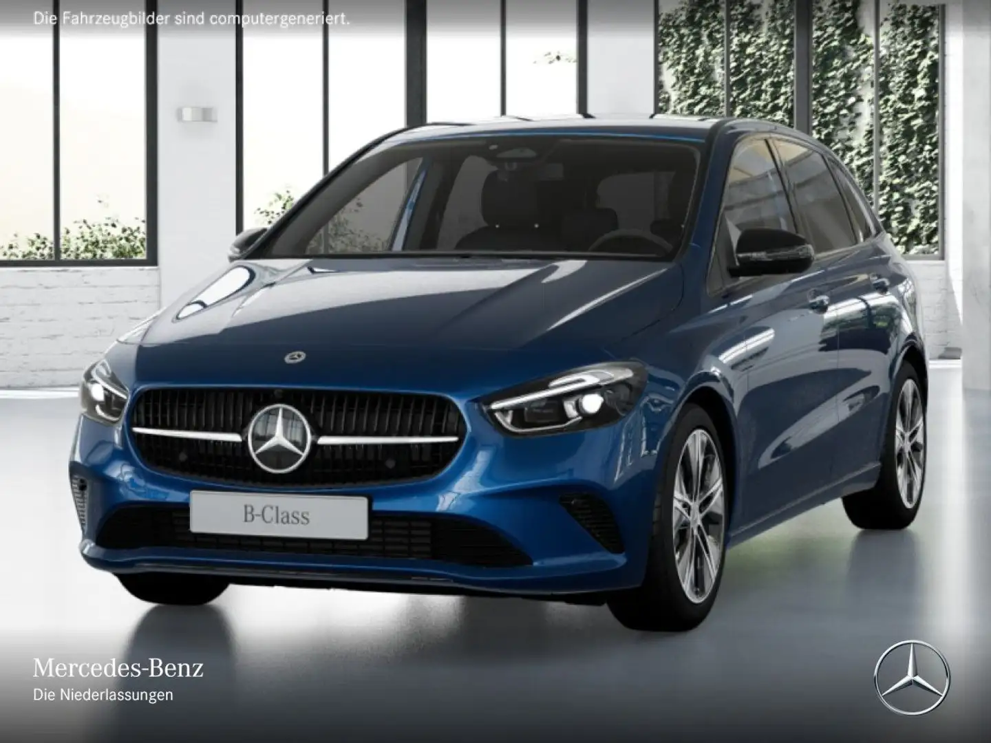 Mercedes-Benz B 250 e PROGRESSIVE+NIGHT+360°+AHK+MULTIBEAM+TOTW Blau - 2