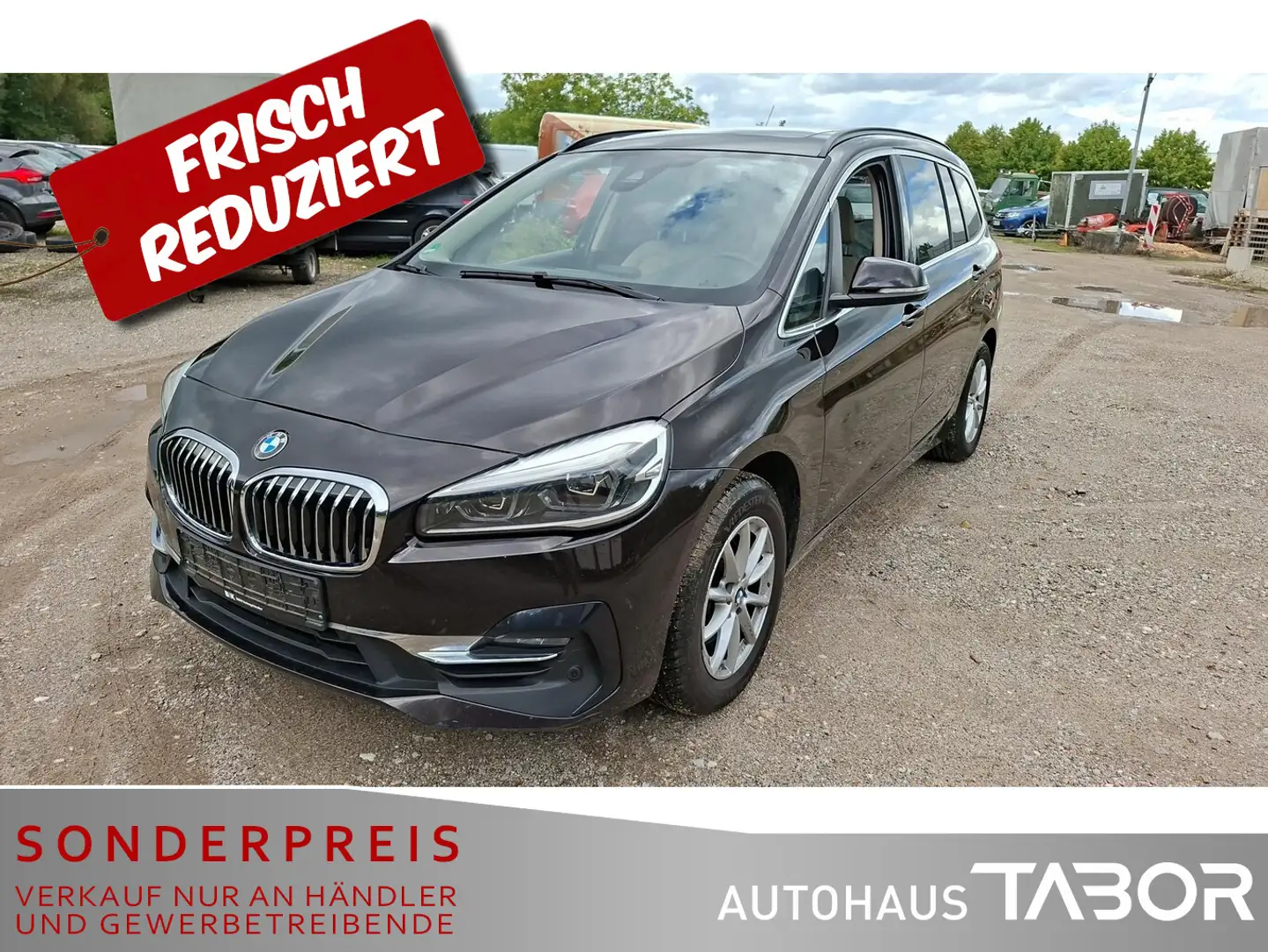 BMW 216 216i Gran Tourer Luxury Line 7S Navi H-K LED PDC Bruin - 2