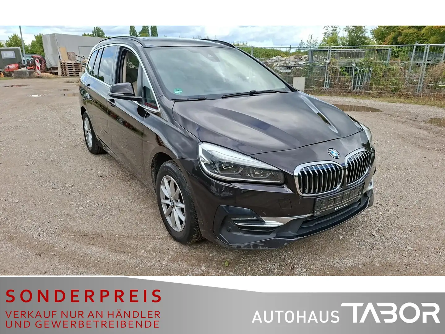BMW 216 216i Gran Tourer Luxury Line 7S Navi H-K LED PDC Braun - 2