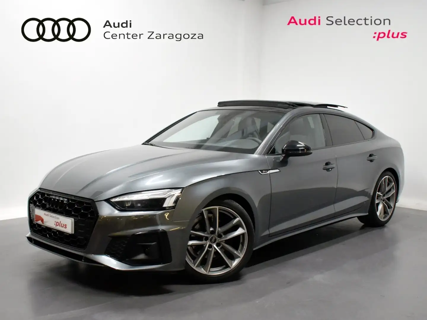 Audi A5 Sportback 35 TDI Black line S tronic Gris - 1