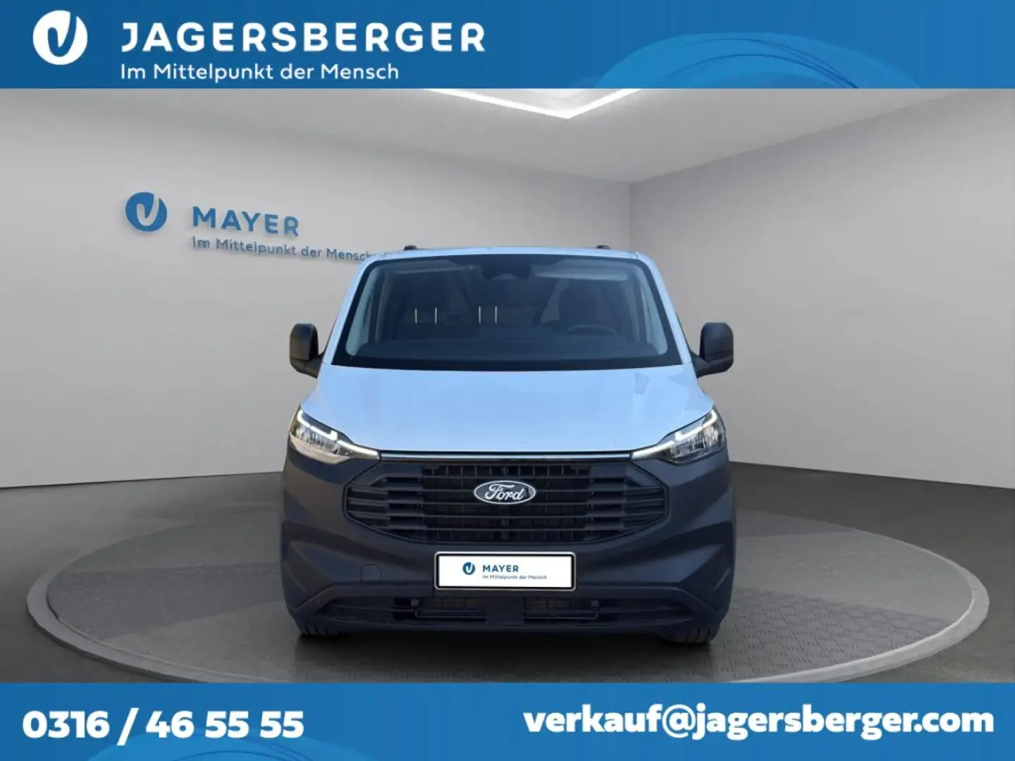 Ford Transit Custom Kasten 2,0 EcoBlue L1H1 280 Basis Weiß - 1
