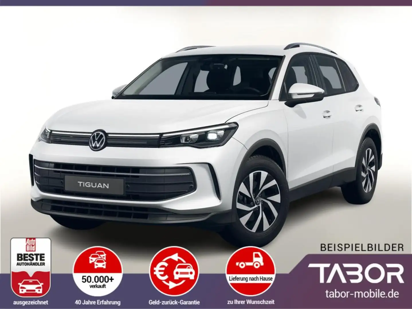 Volkswagen Tiguan 1.5 eTSI 150 DSG MY25 LED+ Keyl eHK SHZ Weiß - 2