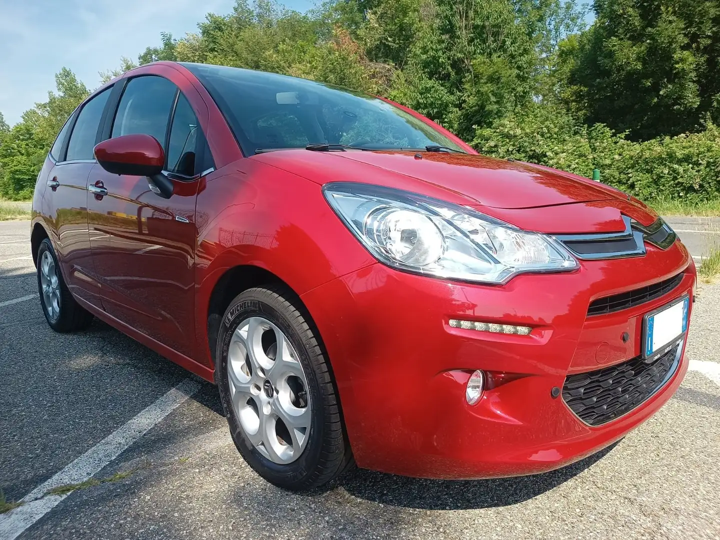 Citroen C3 1.6 BlueHDI 75cv Tagliandi Citroen 51160Km Rouge - 1