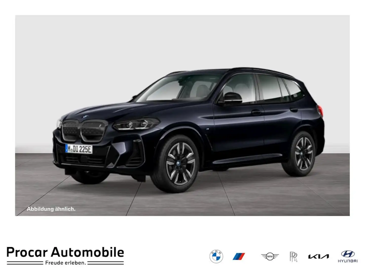 BMW iX3 Inspiring M Sport PANO ACC RFK NAVI LED DAB Noir - 1