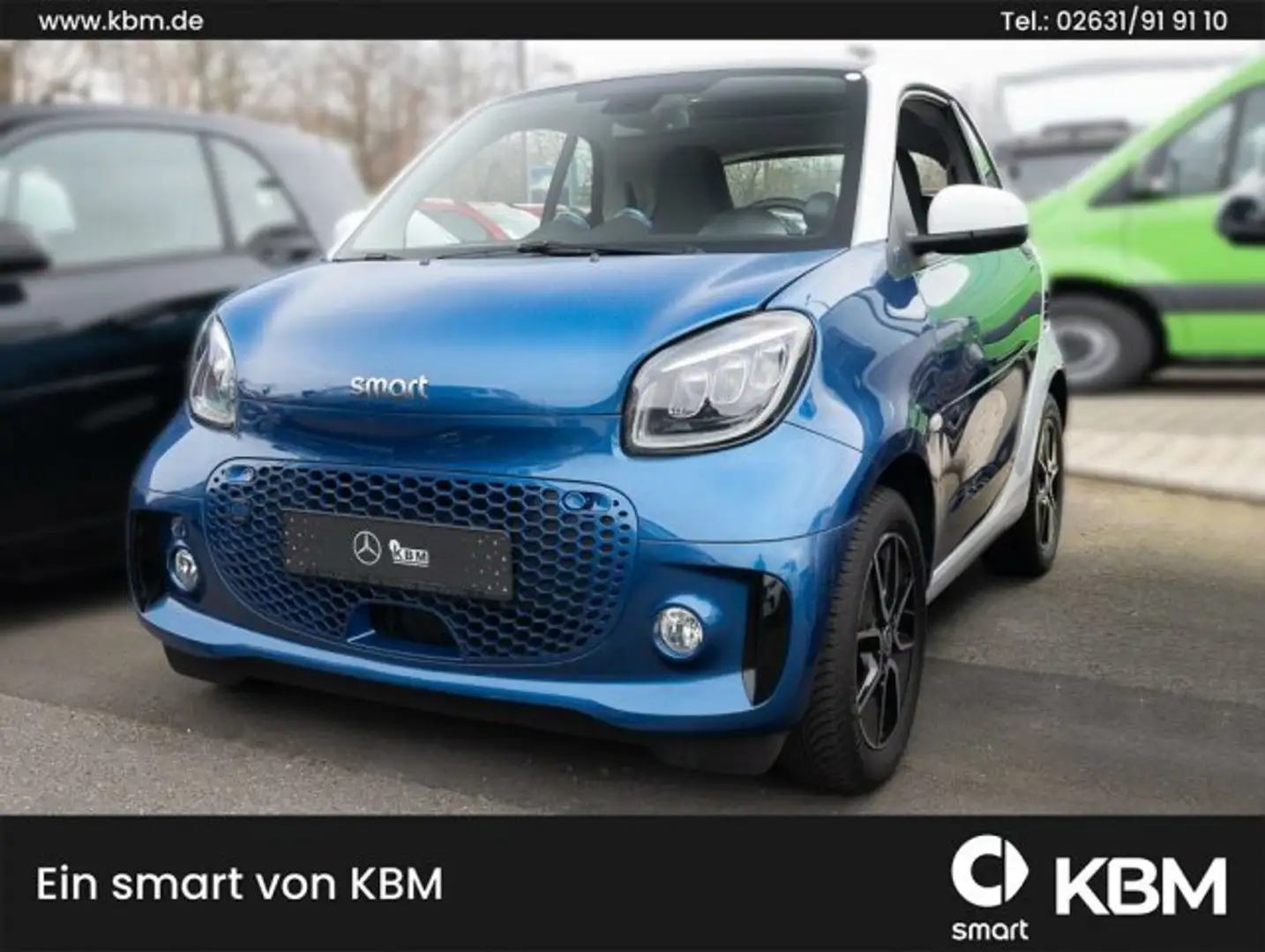 smart forTwo EQ fortwo coupé °PANO°COOL&AUDIO°PASSION°SHZ° Синій - 1