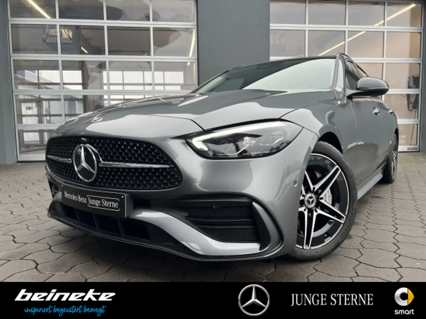 Mercedes-Benz C 180 C 180 T AMG Adv. Night AHK Totwinkel Winter  RFK Grau - 2