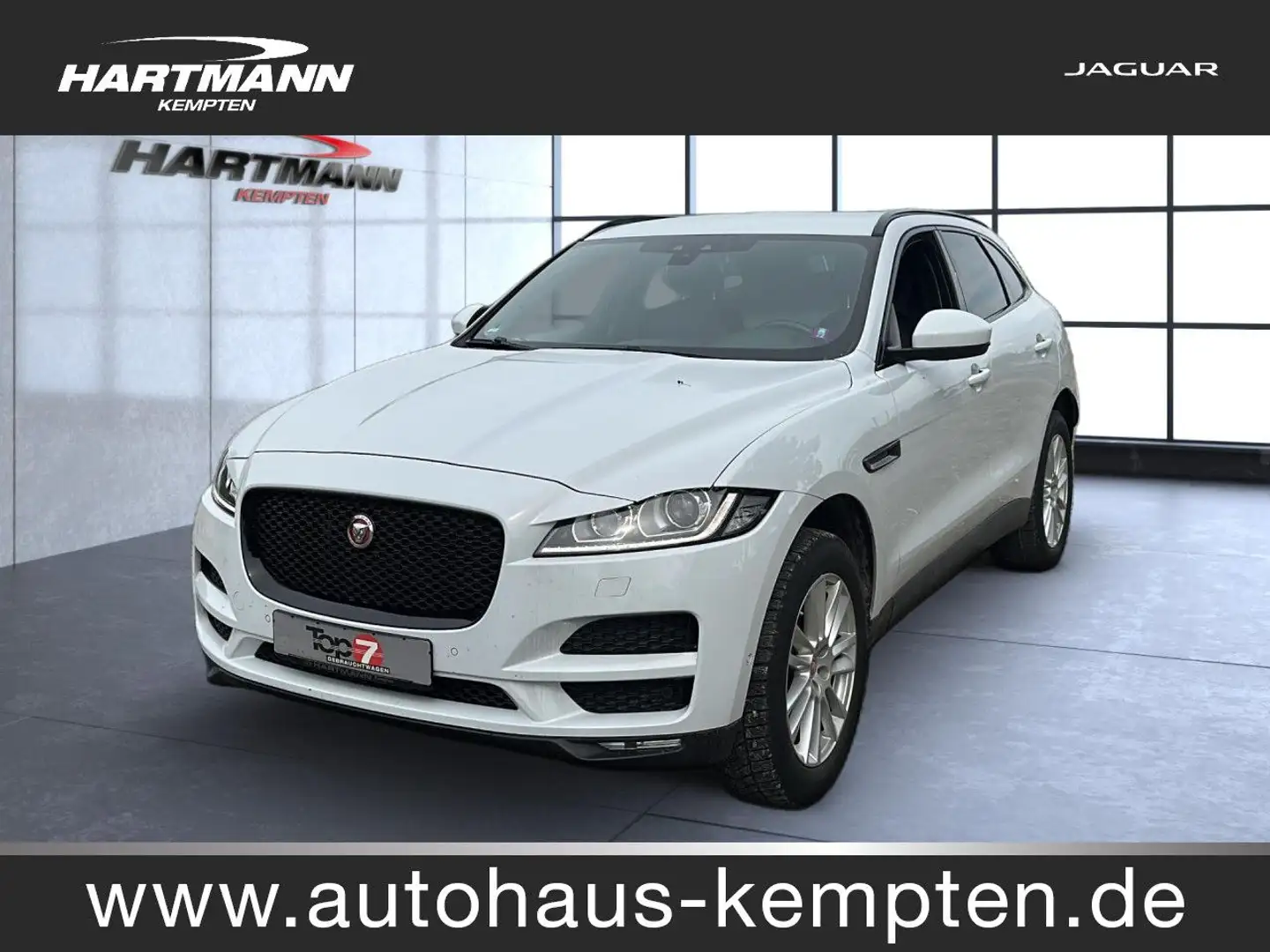 Jaguar F-Pace Prestige AWD Bluetooth Navi Vollleder Klima Blanc - 1