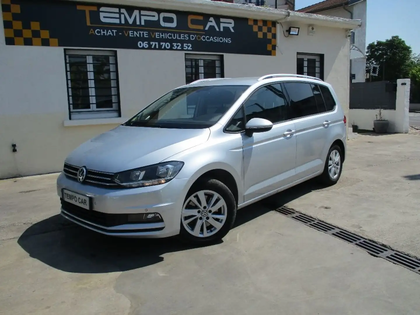 Volkswagen Touran 2.0 TDI 150 5pl Lounge Gris - 1
