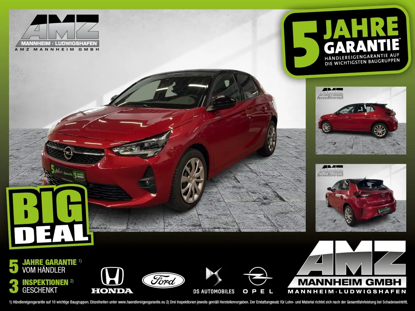 Opel Corsa F 1.2 Turbo GS Line FLA DynLi KAM KlimaA Rot - 1