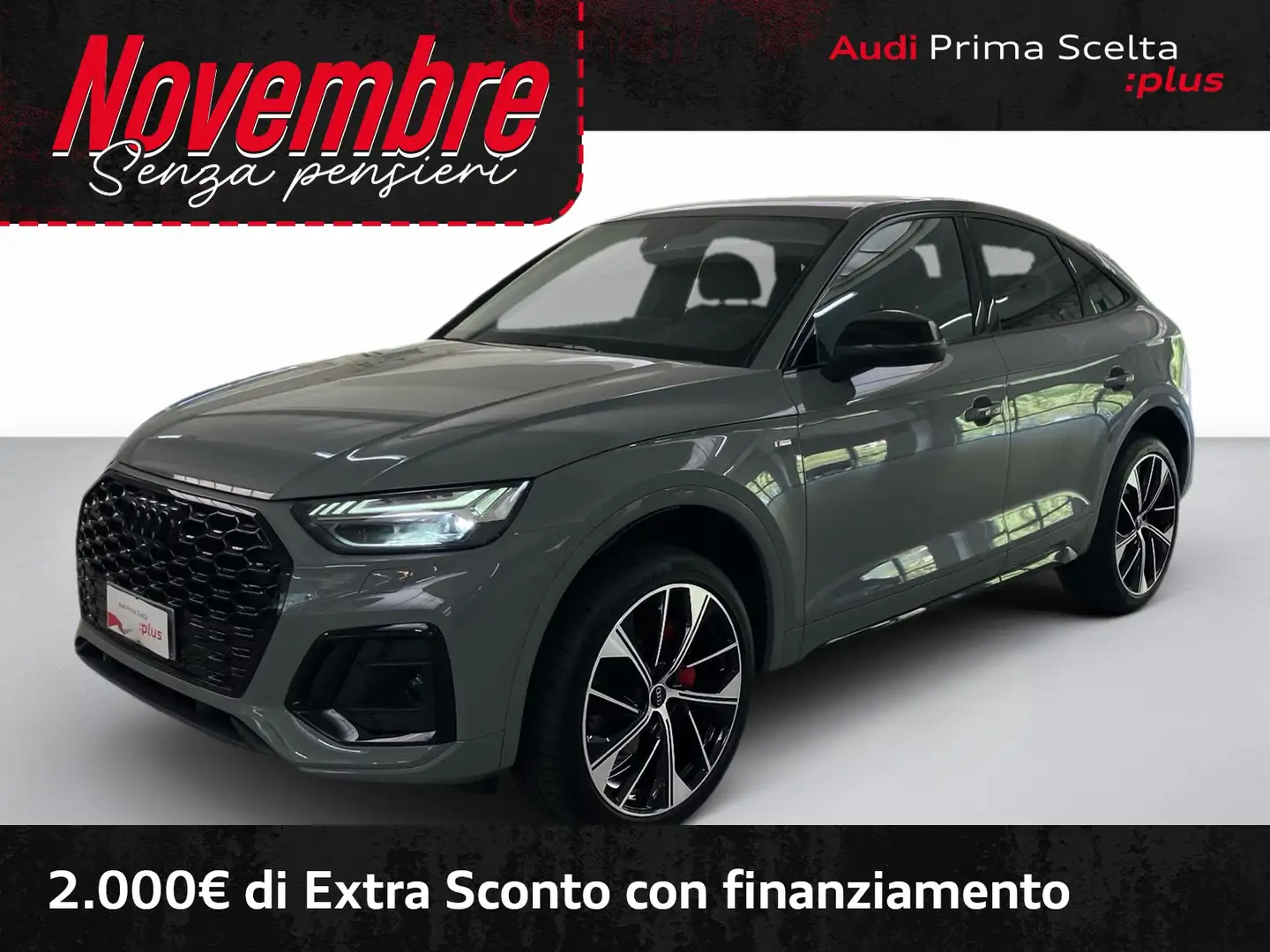 Audi Q5 sportback 40 2.0 tdi mhev 12v identity black quatt - 1