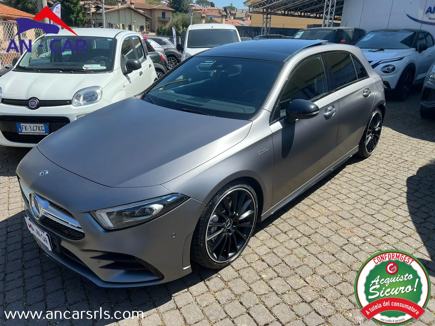 Mercedes-Benz A 35 AMG Race Edition 4matic - Tetto Apribile - Burmester Grigio - 1
