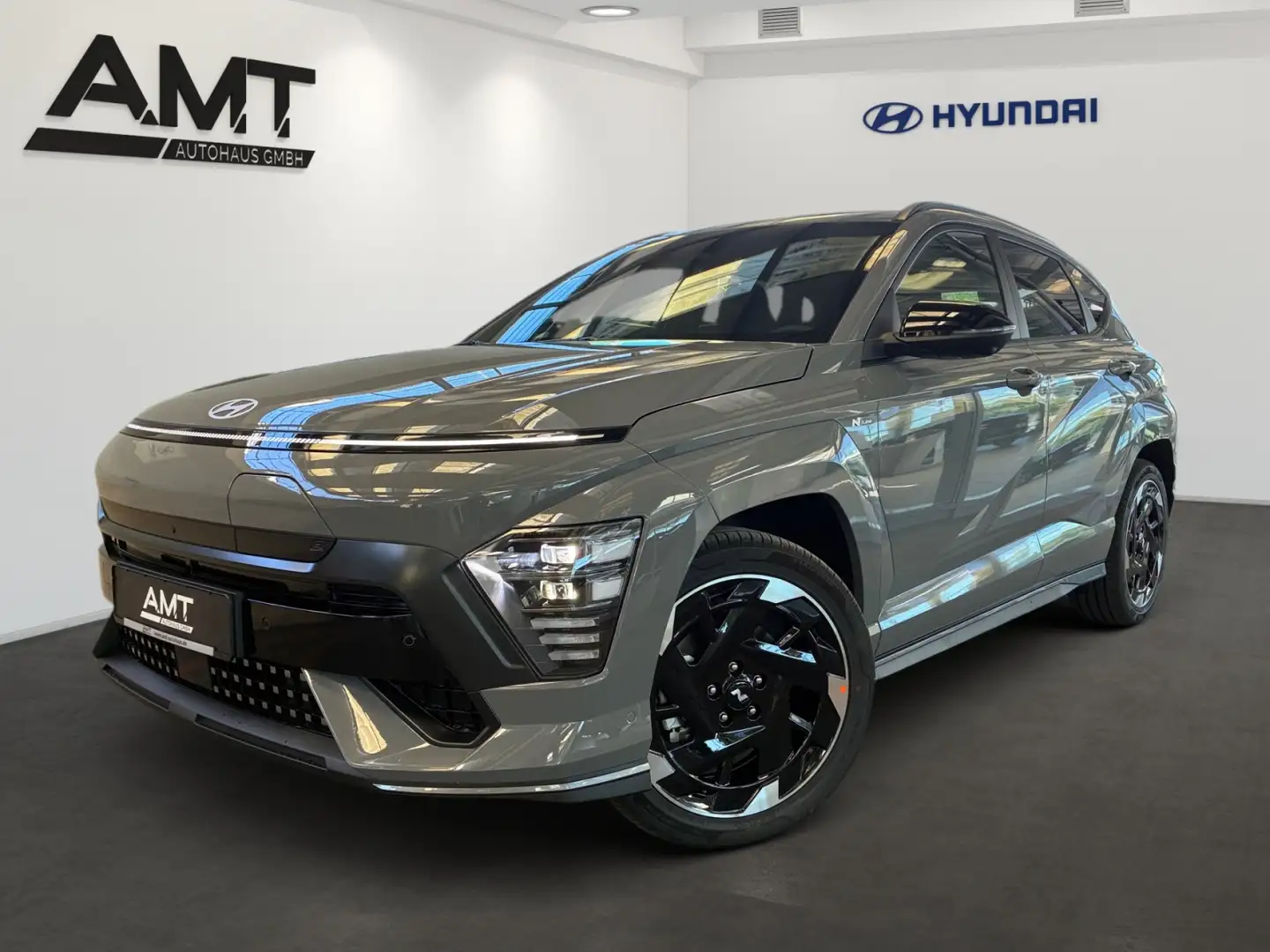 Hyundai KONA Kona N Line Elektro 2WD Totw, Lenkradhz, Navi/LED Grau - 1