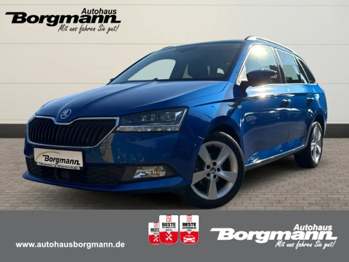 Skoda Fabia Combi Soleil 1.0 TSI LED - PDC - SHZ - Tempomat Blau - 1