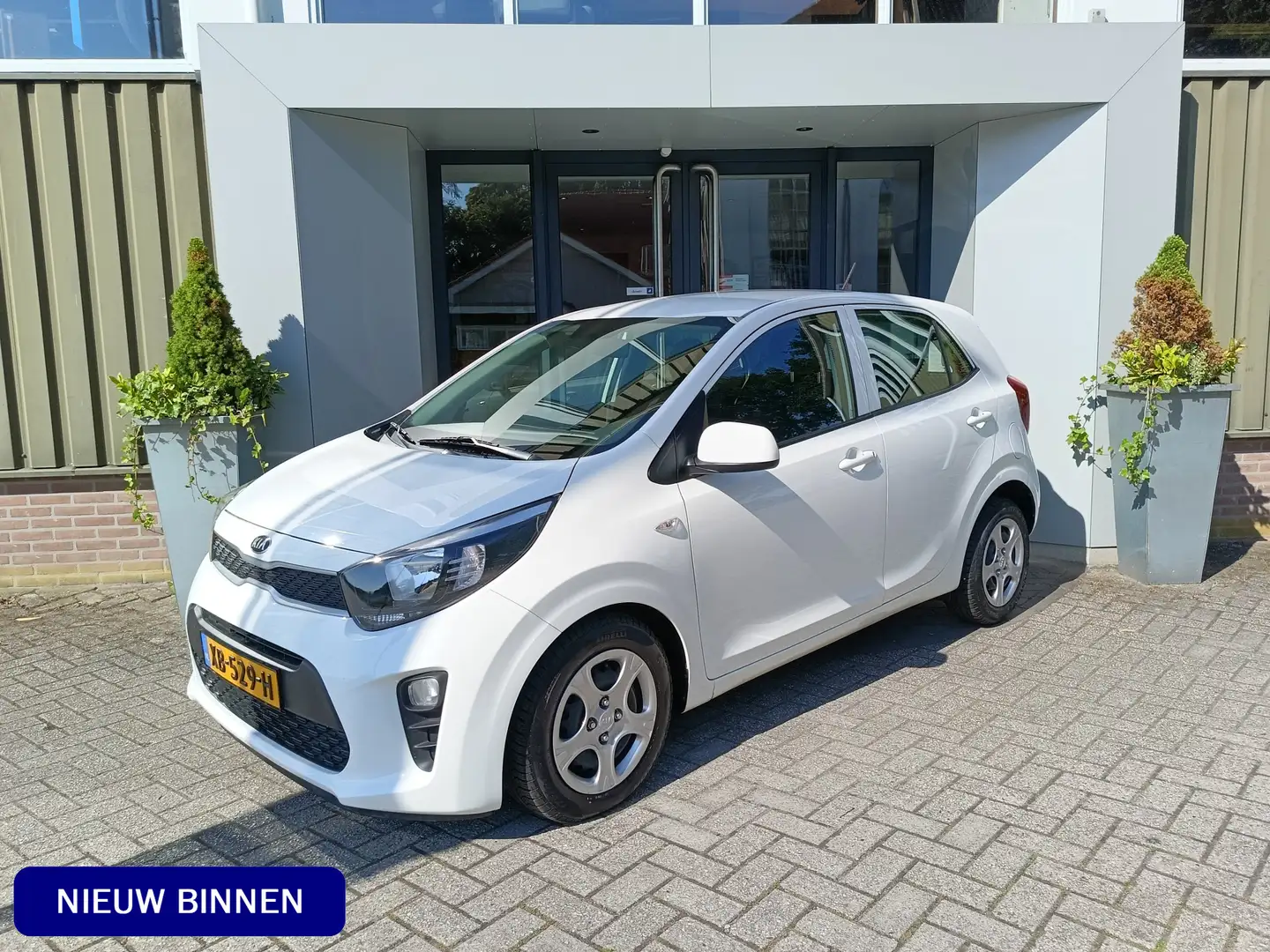 Kia Picanto 1.0 CVVT EconomyPlusLine | Airco | bluetooth | 5 D Blanco - 1