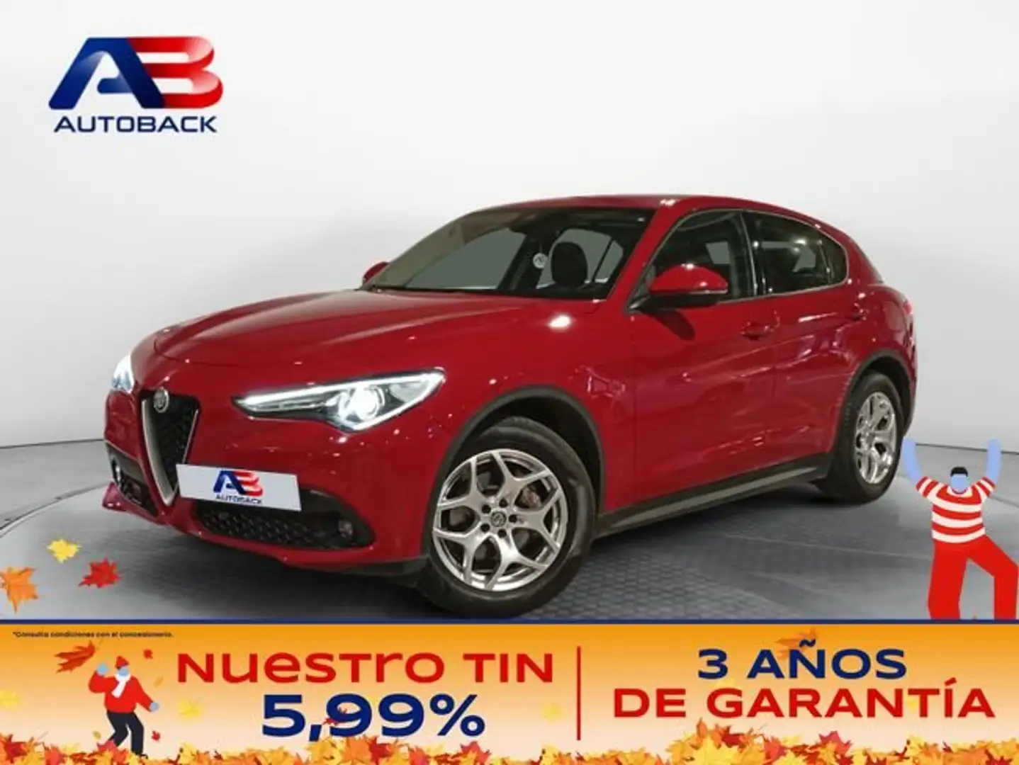 Alfa Romeo Stelvio 2.2 Diésel 118kW (160CV) RWD Rojo - 1