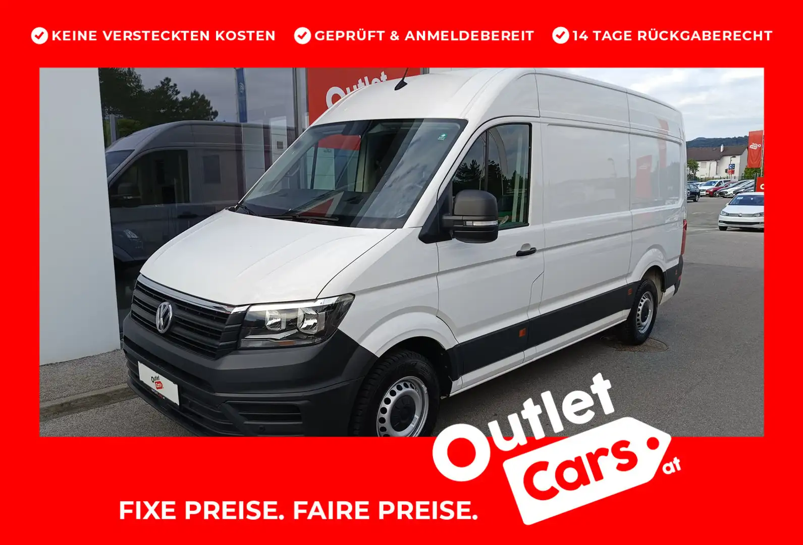 Volkswagen Crafter VW Crafter 30 T6 Kastenwagen Entry L3H3 TDI Weiß - 1