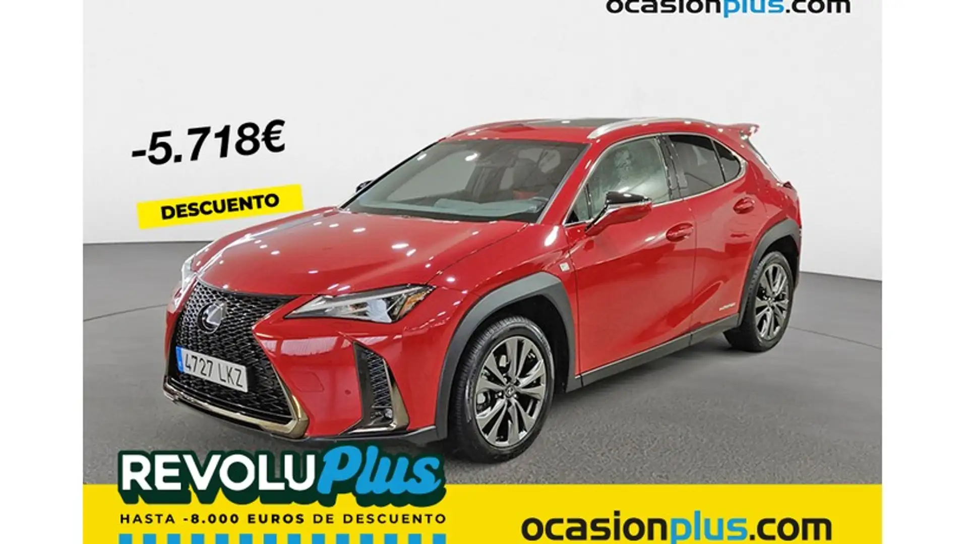 Lexus UX 250h F Sport Cuero 2WD Piros - 1