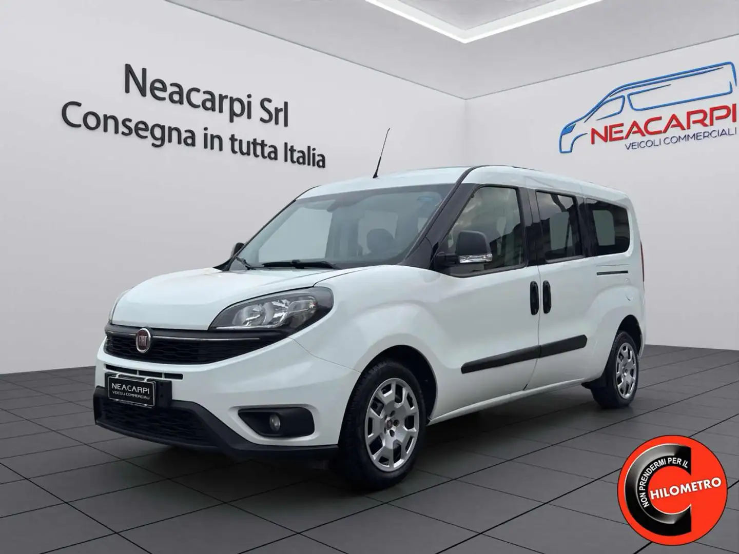 Fiat Doblo 1.6 MJT 105 CV PL MAXI N1 5 POSTI-CRUISE-SENSORI- Bianco - 1