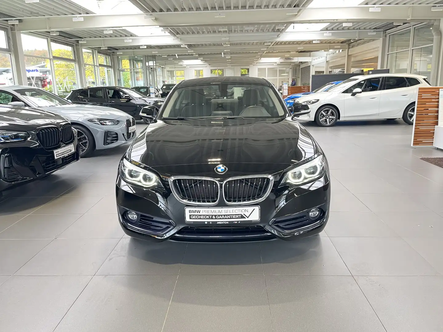 BMW 218 i Coupé SportLine 18" M-Sport Alu/PDC/Sportsitze Noir - 2