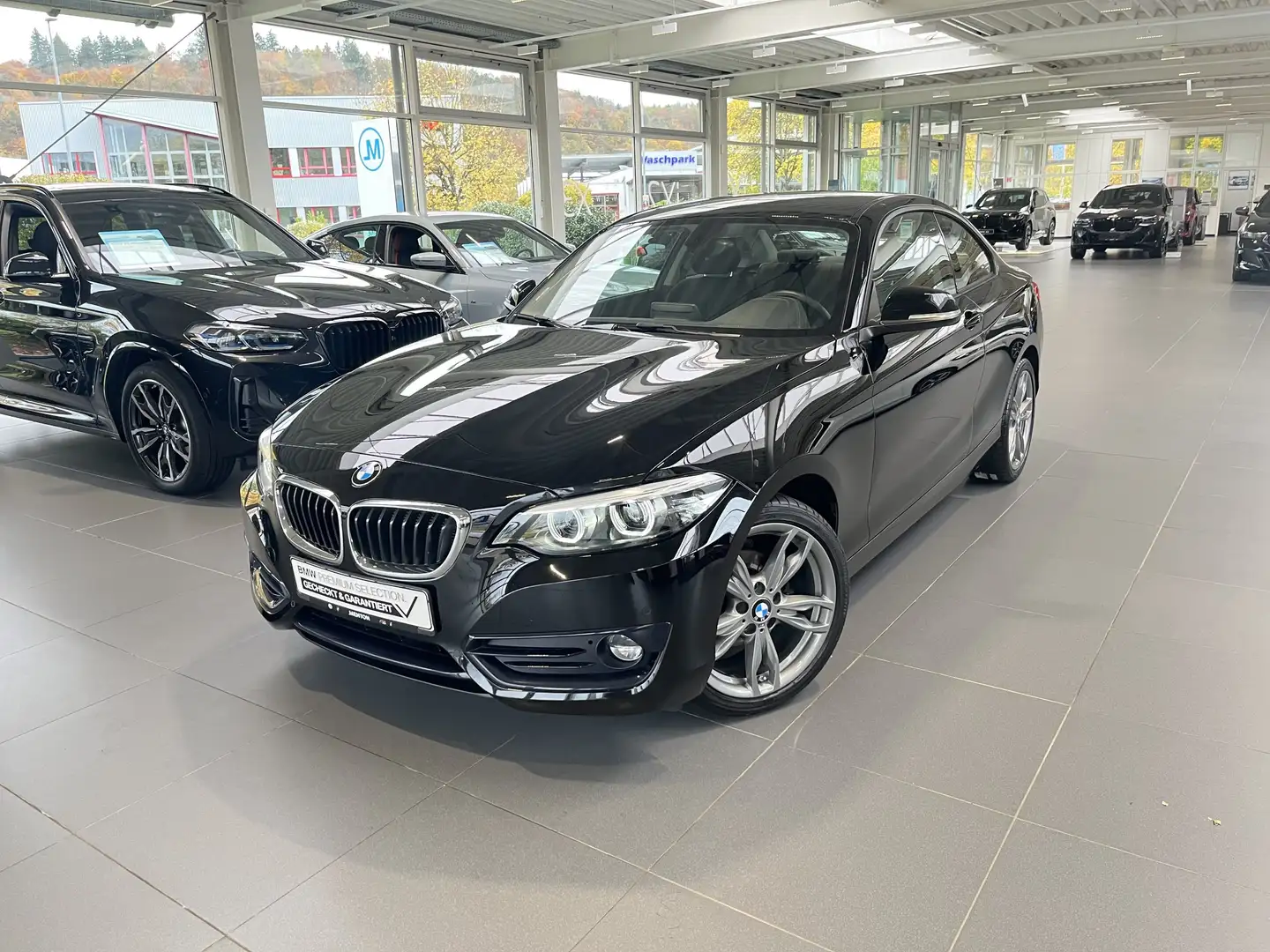 BMW 218 i Coupé SportLine 18" M-Sport Alu/PDC/Sportsitze Schwarz - 2