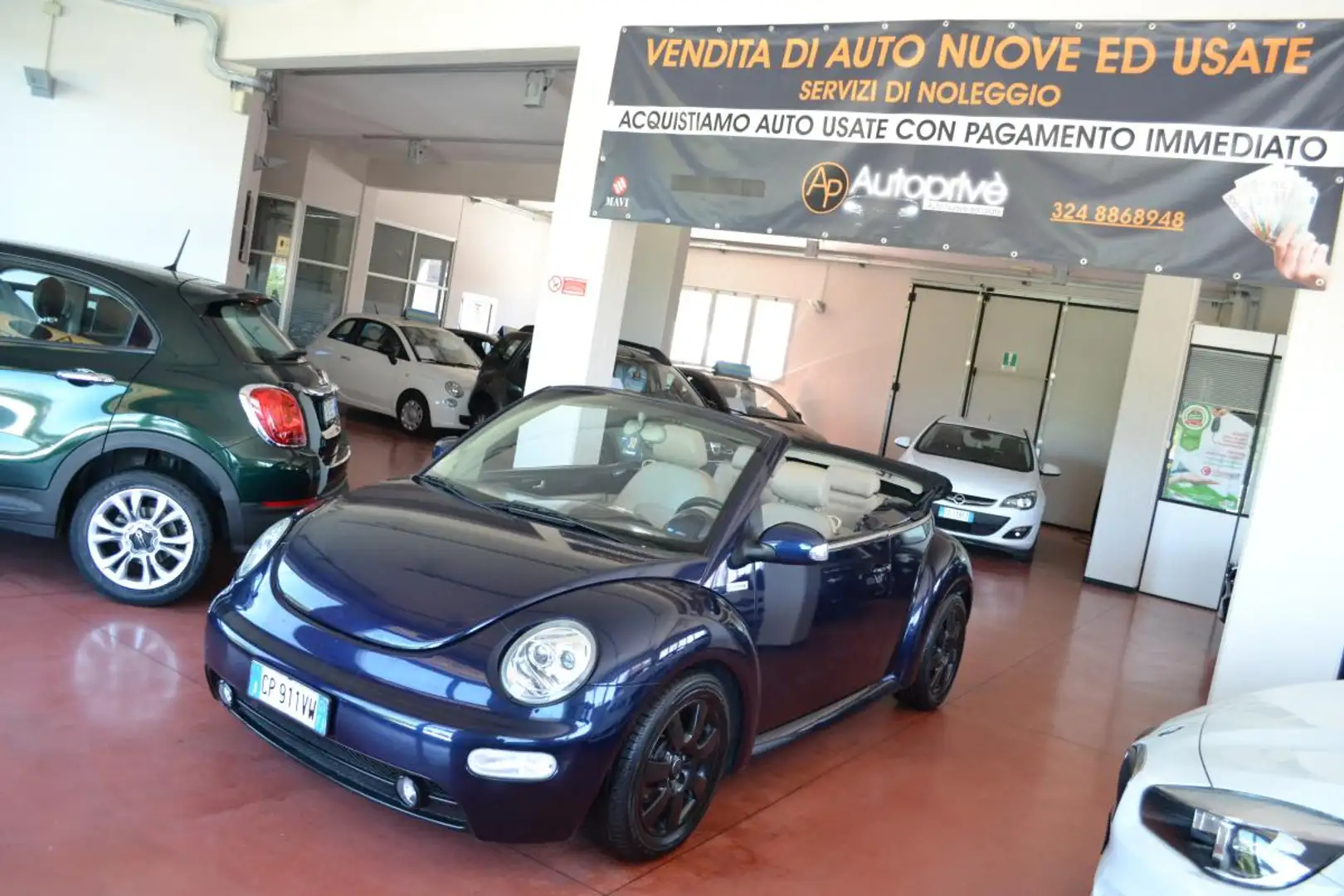 Volkswagen New Beetle 1.6 Cabrio Blu/Azzurro - 1
