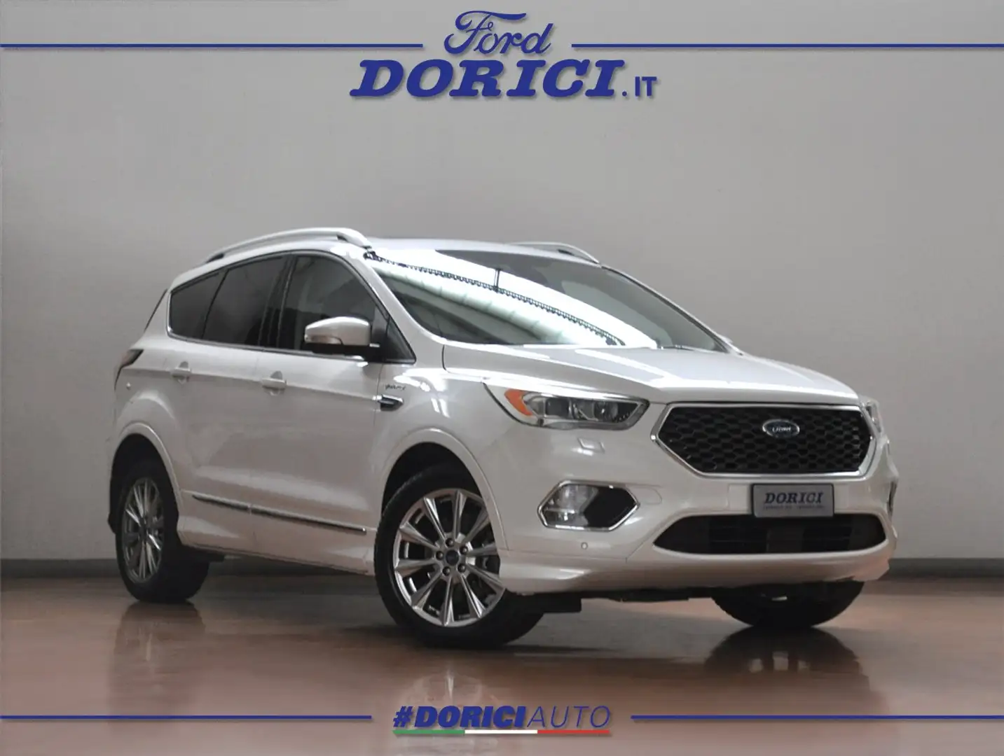 Ford Kuga 2.0 Tdci 150Cv 4WD Powershift Vignale Weiß - 1