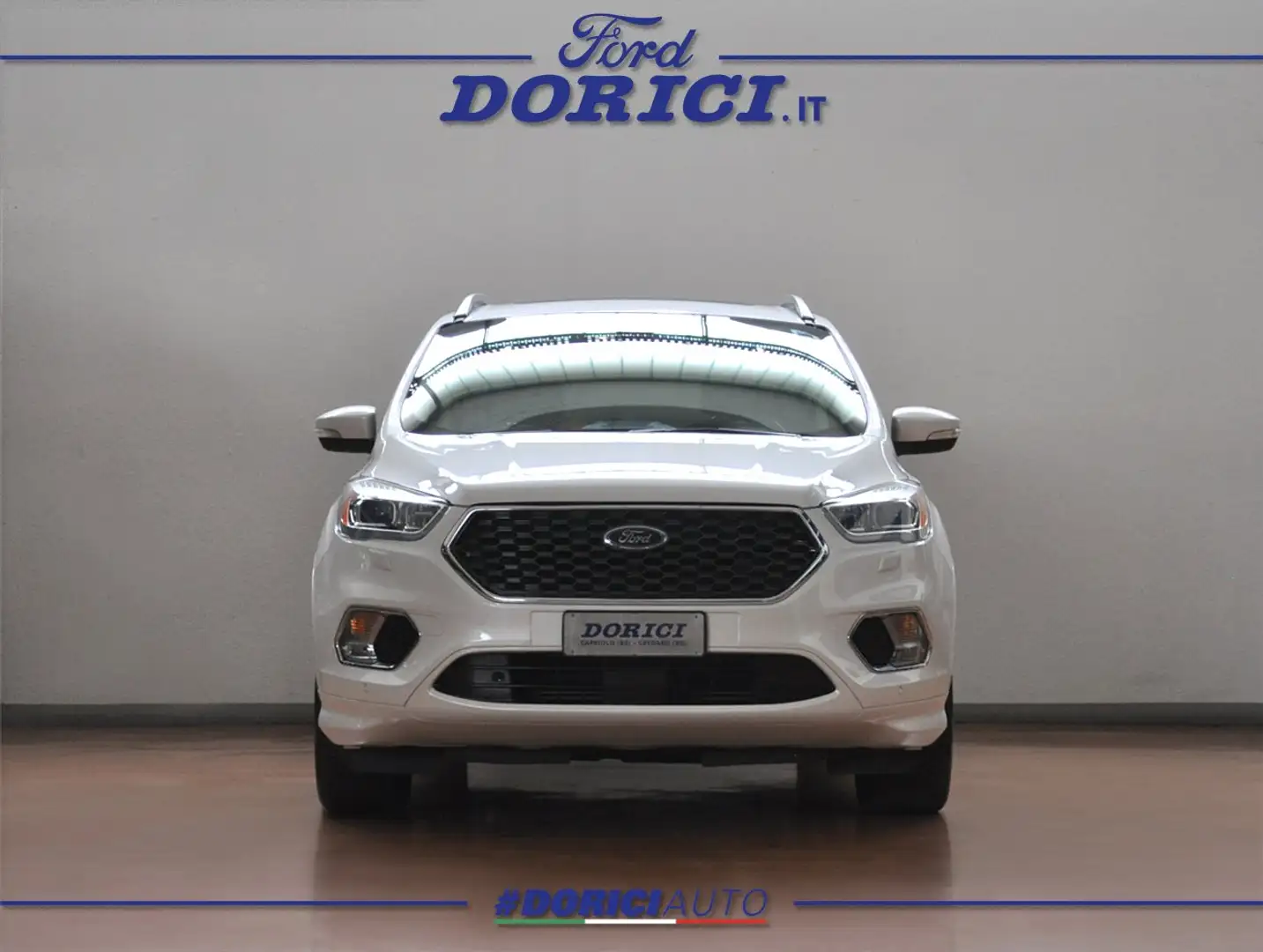Ford Kuga 2.0 Tdci 150Cv 4WD Powershift Vignale Weiß - 2