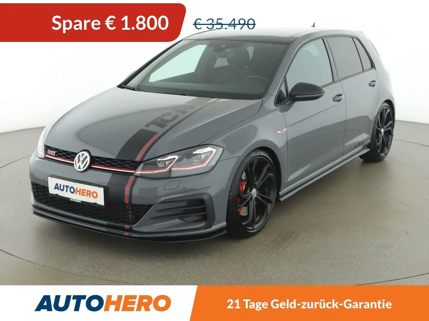 Volkswagen Golf GTI 2.0 TSI GTI TCR Aut. *LED*ACC*SPUR*TOT*CAM*DYNAUDI Gris - 1