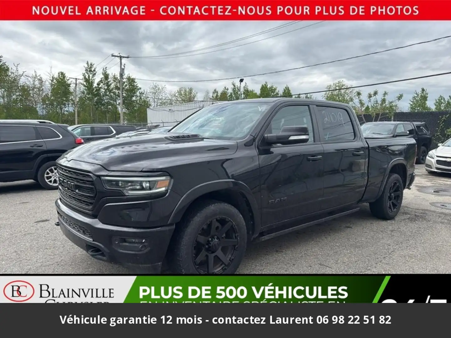 Dodge RAM Sport Night 12P 5.7L 4x4 Tout compris hors homologation 4500e Noir - 2