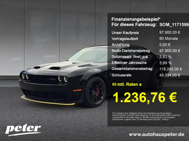 Dodge Challenger Challenger Hellcat Widebody 6.2L Hemi