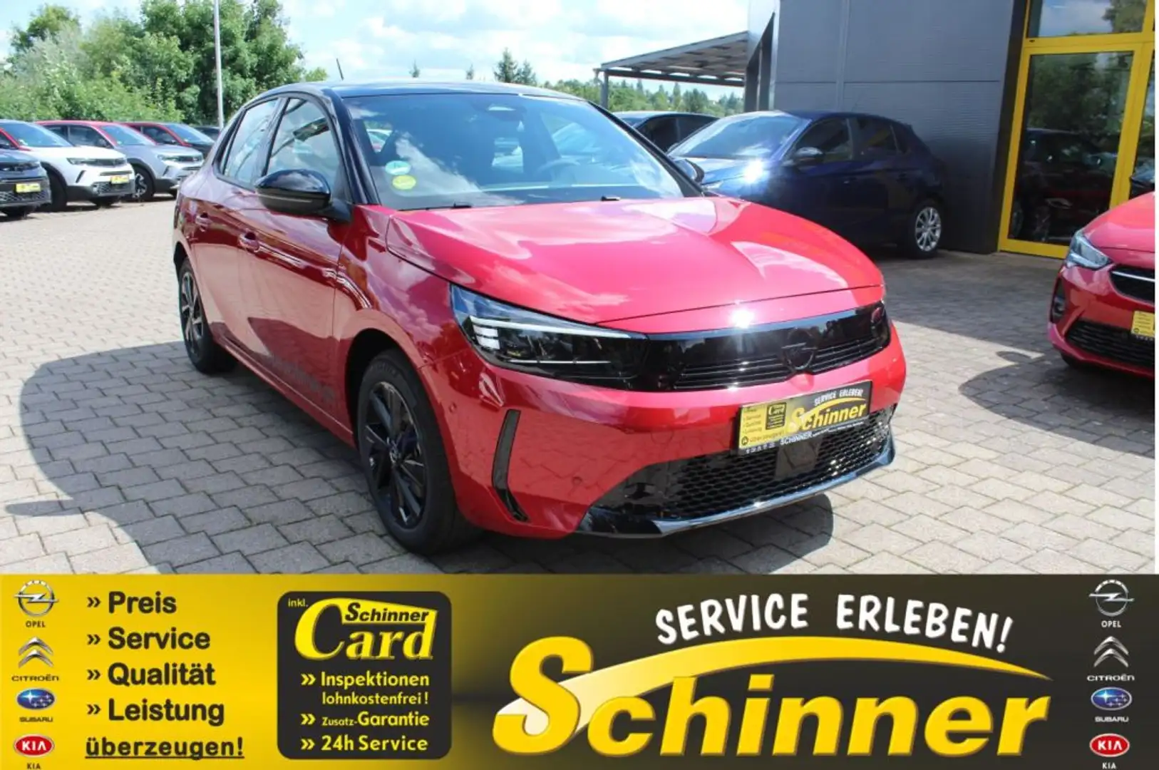 Opel Corsa 1.2 Direct Injection Turbo Automatik GS Rot - 1