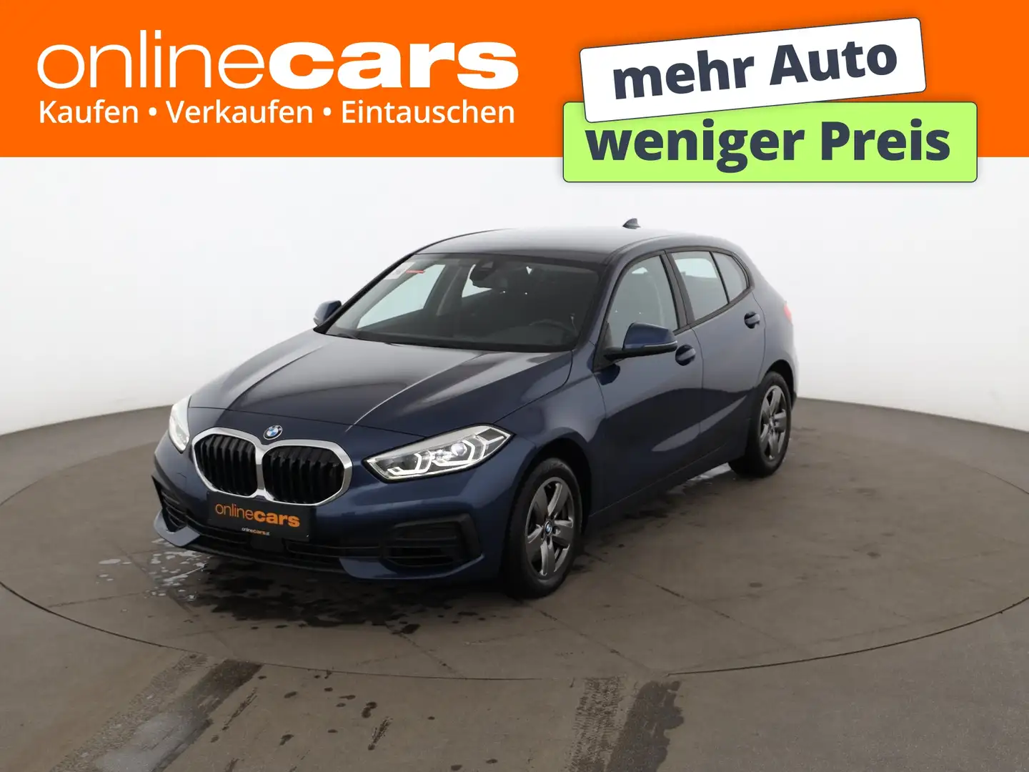 BMW 116 i Limousine Advantage Aut LED NAVI SITZHZG PDC Blau - 1