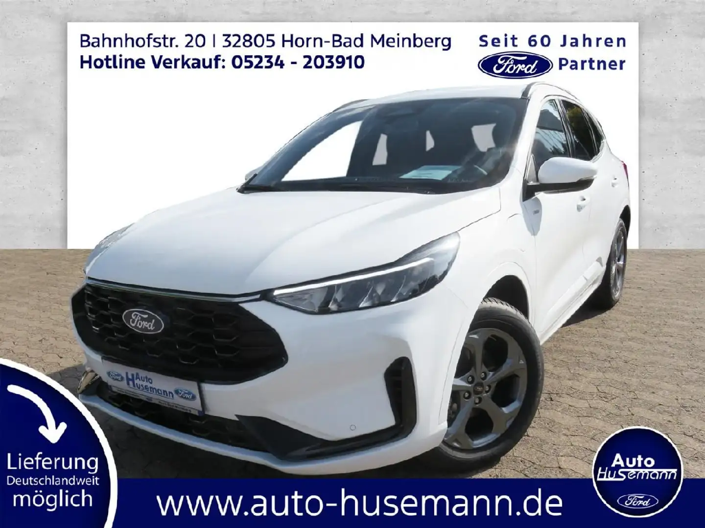 Ford Kuga PHEV ST-Line,Wi-Pkt,Navi,Ganzjahresreifen Blanc - 1