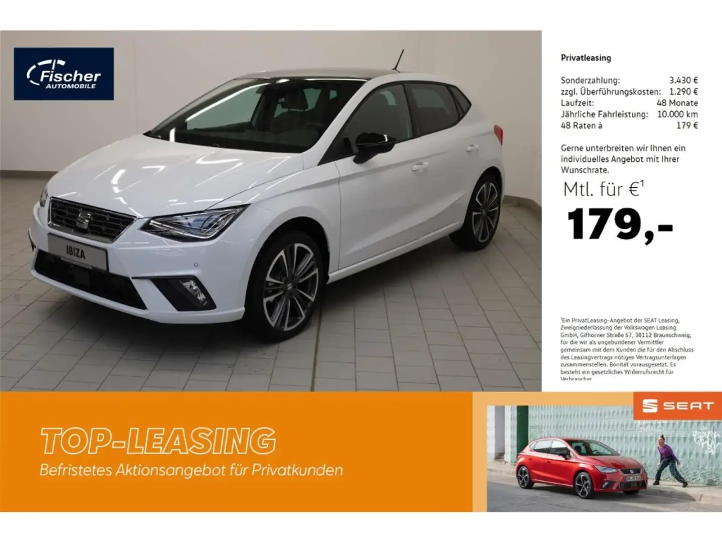 SEAT Ibiza 1.5 TSI FR Anniversary Edition Weiß - 1