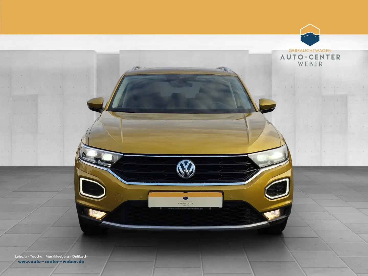 Volkswagen T-Roc 1.5 TSI Style DSG AUT*DynLicht*Kam.*KlimaA Gelb - 2