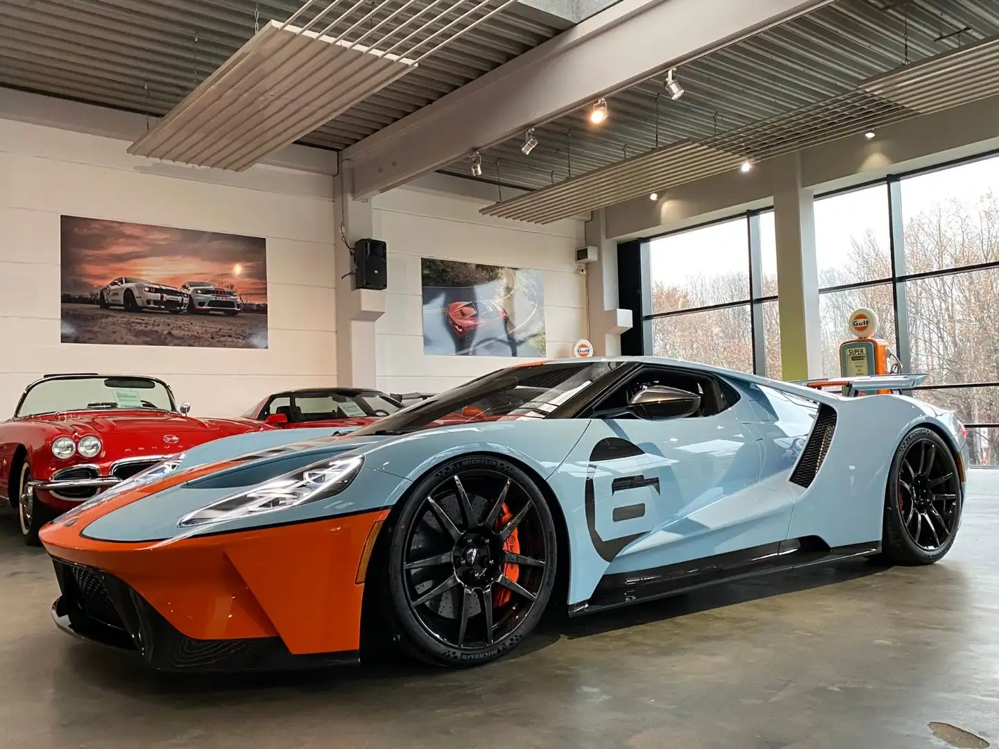 Ford GT GULF 69 Heritage Edition Carbon Felgen Albastru - 1