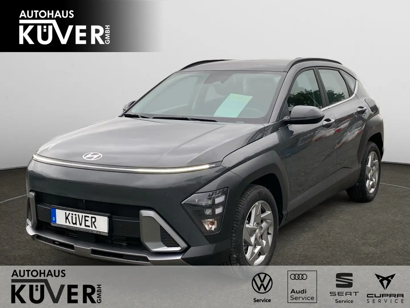 Hyundai KONA Smart 1.6 T-GDi DCT Navi+GRA+LED+Shzg.+PDC Grau - 1