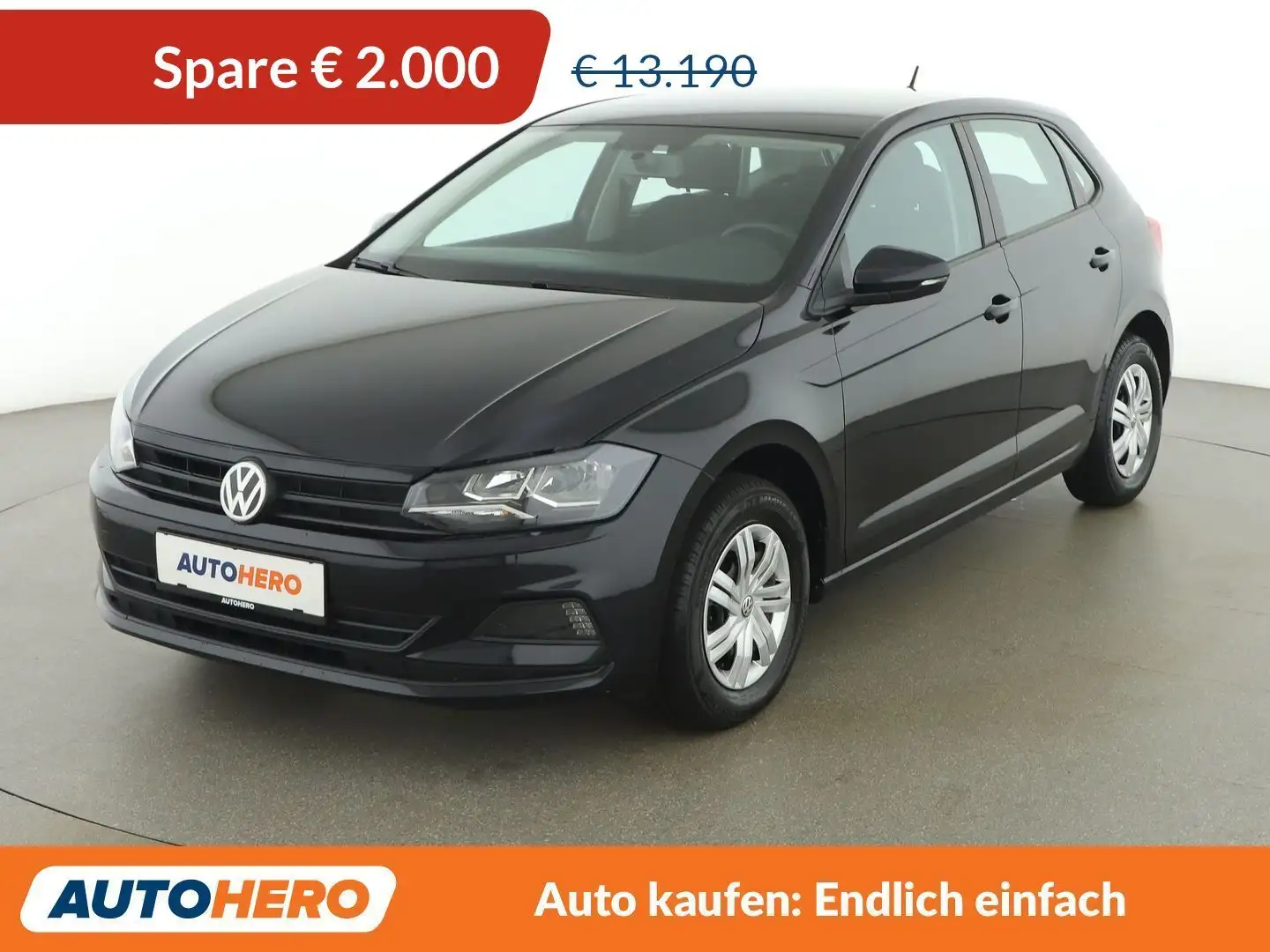 Volkswagen Polo 1.0 Austria Schwarz - 1