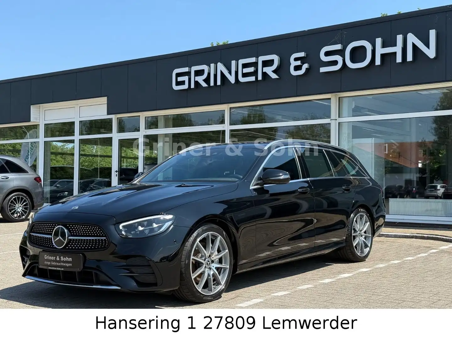 Mercedes-Benz E 220 d,AMG,Burmester,Distr,Sitz-Luft,AHK,3,49% Noir - 1