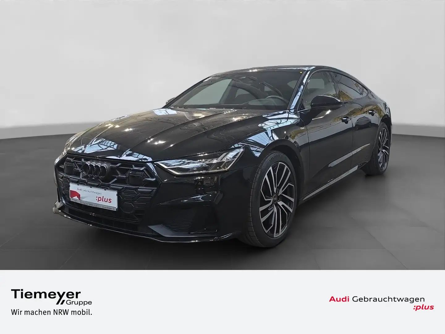 Audi A7 50 TDI Q S LINE UPE105 LM20 PANO LEDER AHK Schwarz - 1