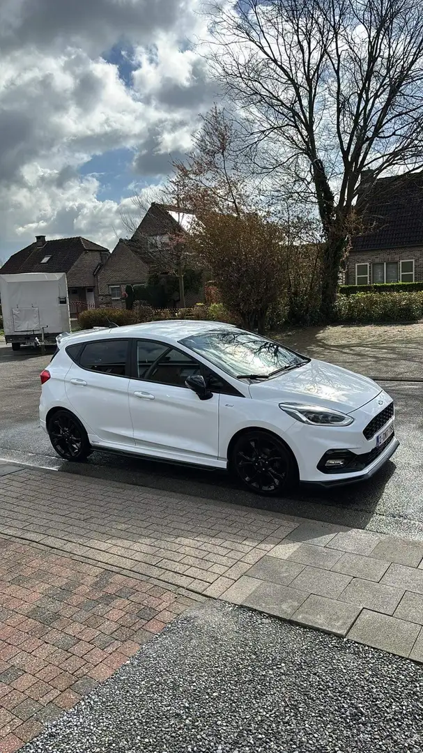 Ford Fiesta 1.0 EcoBoost S&S ST-LINE Blanc - 2