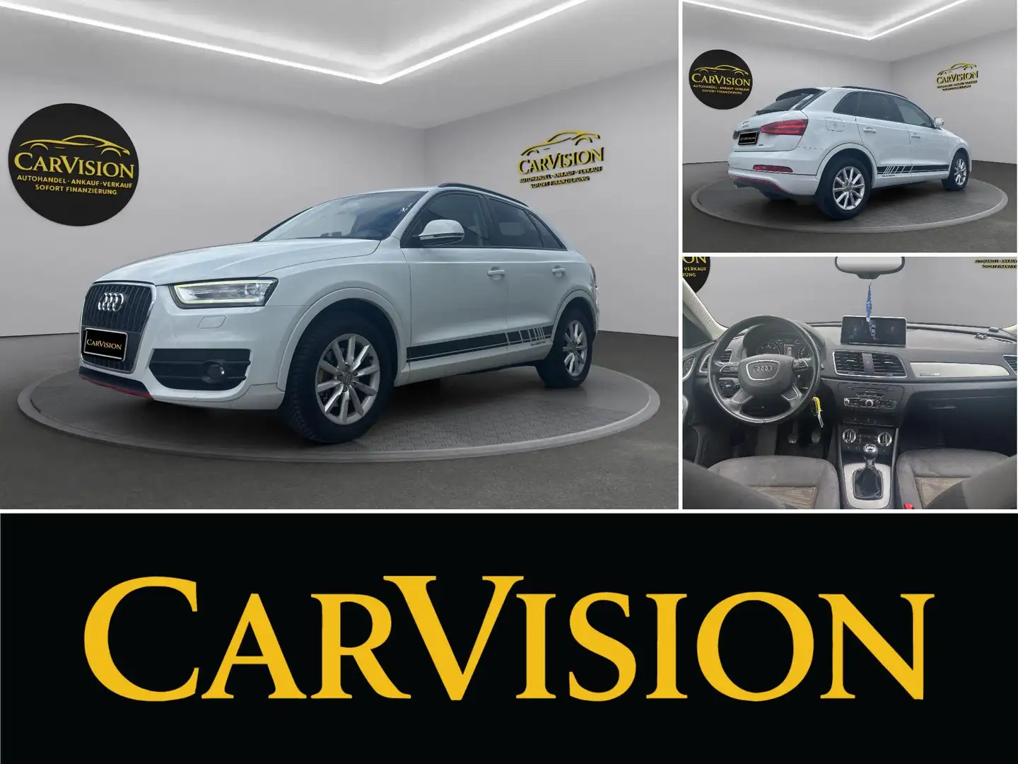 Audi Q3 Q3 2,0 TDI quattro Sport Sport Weiß - 1