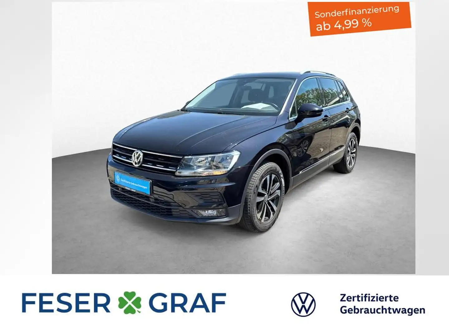 Volkswagen Tiguan IQ.DRIVE 2.0 TDI 7-DSG 4MOTION AHK NAVI PANO ACTIV Noir - 1