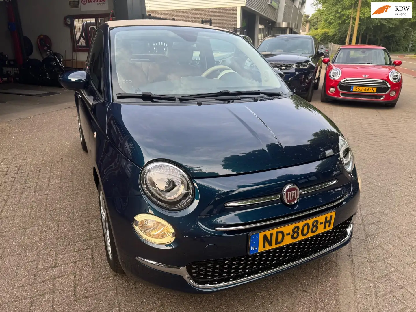Fiat 500C 0.9 TwinAir Turbo Sport Blauw - 1