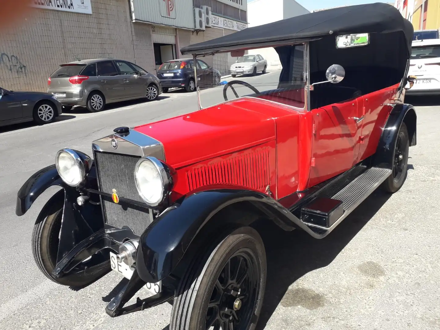 Fiat 509 cabriolet 1927 Rojo - 1