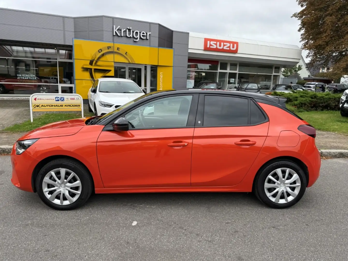 Opel Corsa-e Edition mit Sitzheizung + Rückfahrkamera Orange - 2
