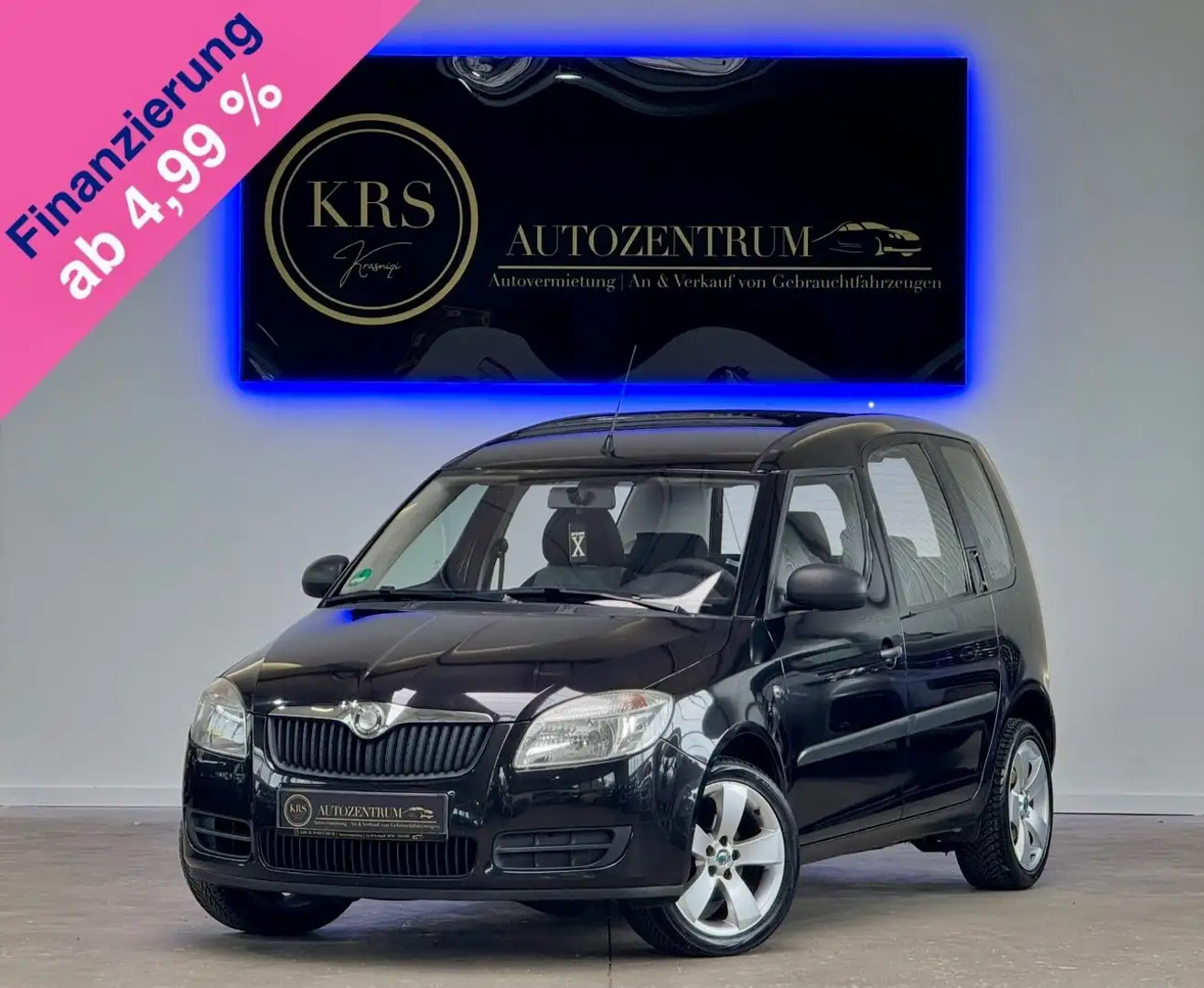 Skoda Roomster 1.2i Plus Edition*KLIMA*SERVICE+TÜV-NEU Černá - 1